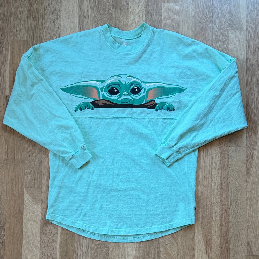 Disney Parks Star Wars The Mandalorian The Child Baby Yoda Spirit Jersey XS